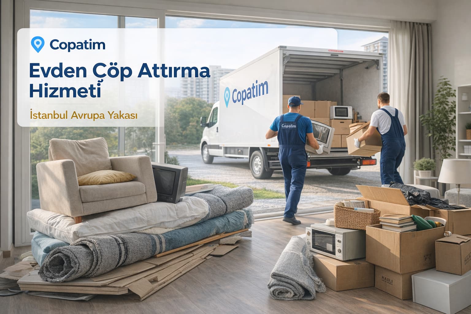 İstanbul Avrupa Yakası evden çöp attırma hizmeti ve eşya alımı